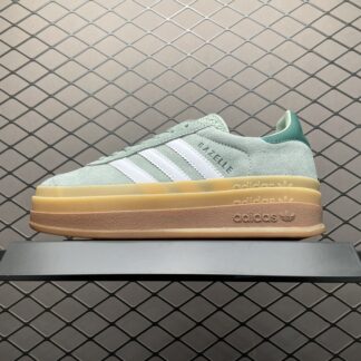 Adidas Gazelle Bold Silver Green Gum ID6998