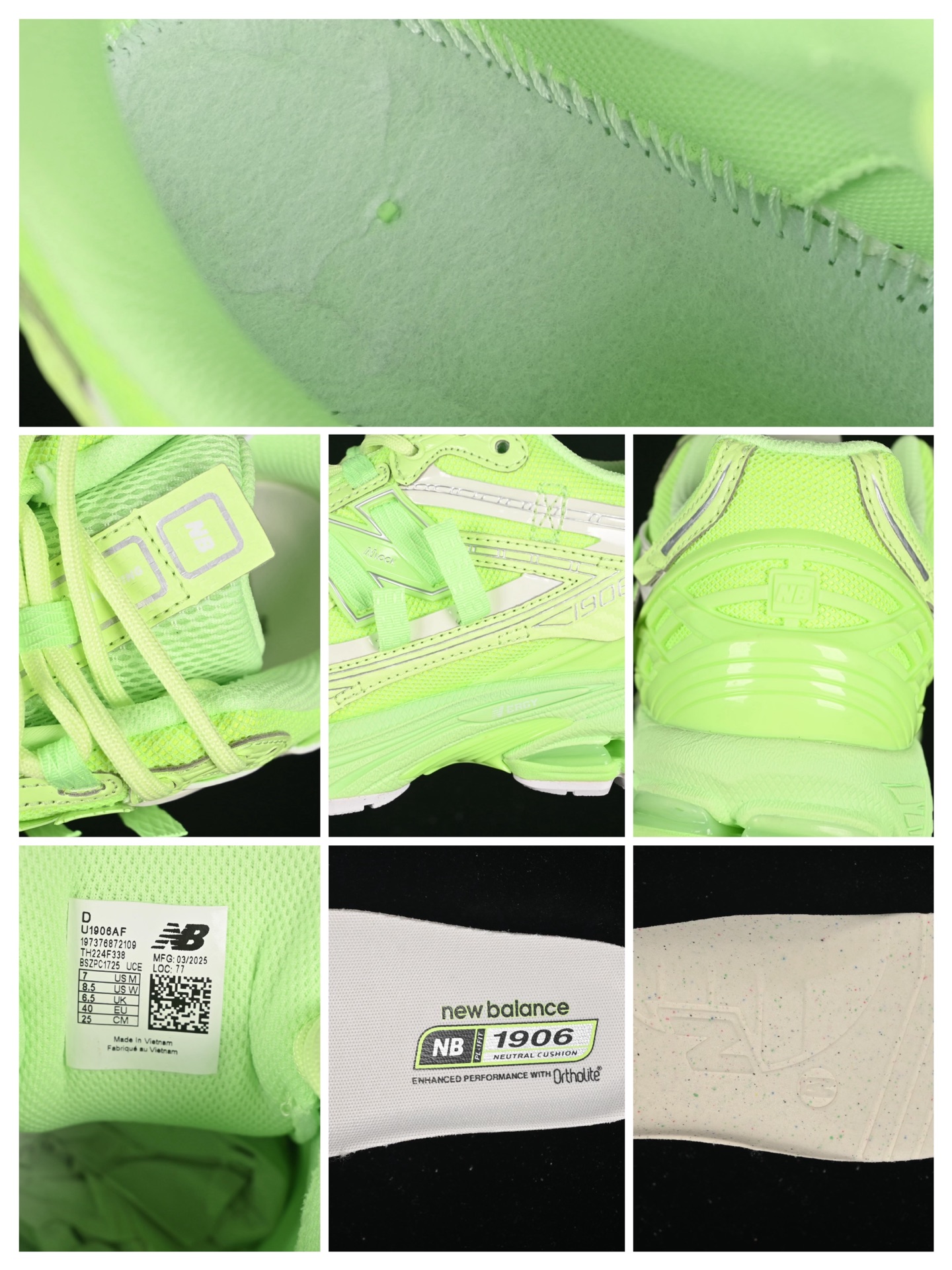 New Balance 1906A Neon Green Mint Flash U1906AF – Image 2