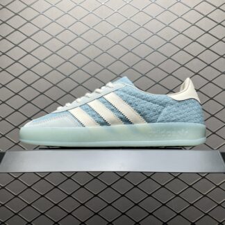 Adidas Gazelle Indoor Cotton Weave Pack - Light Blue JR8852