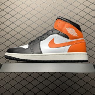 Jordan 1 Mid Black Toe Starfish DQ8426-801