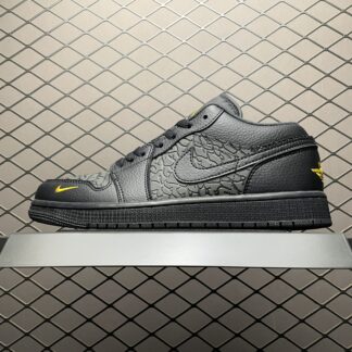 Jordan 1 Low Black Elephant Print IM6568-010