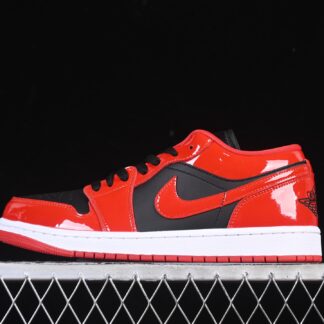 Jordan 1 Low SE Patent Varsity Red Black HV4089-006