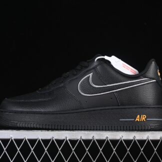 Nike Air Force 1 Low Black Laser Orange IB7677-001