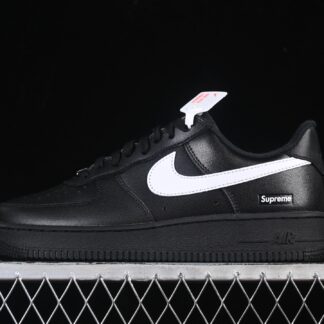 Nike Air Force 1 Low Supreme Black White CU9225-002