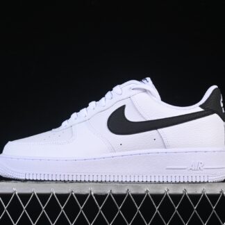 Nike Air Force 1 Low '07 White Black Pebbled Leather CT2302-100