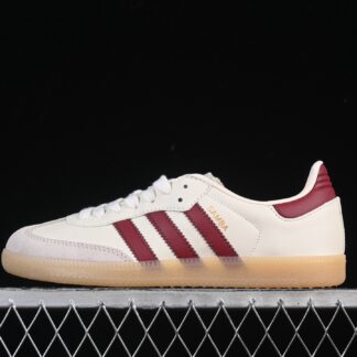 adidas Samba OG Wonder White Shadow Red Gum JQ8554