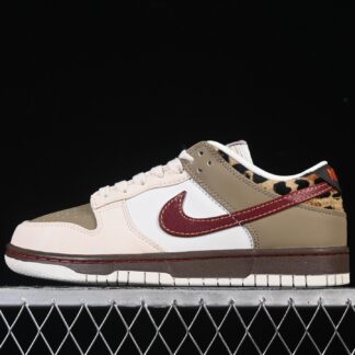 Nike Dunk Low Retro Khaki Team Red Pearl White IM6687-262