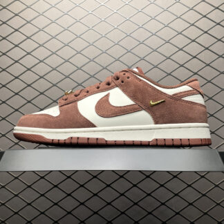 Nike Dunk Low Red Sepia Gold Mini Swoosh IB4417-104