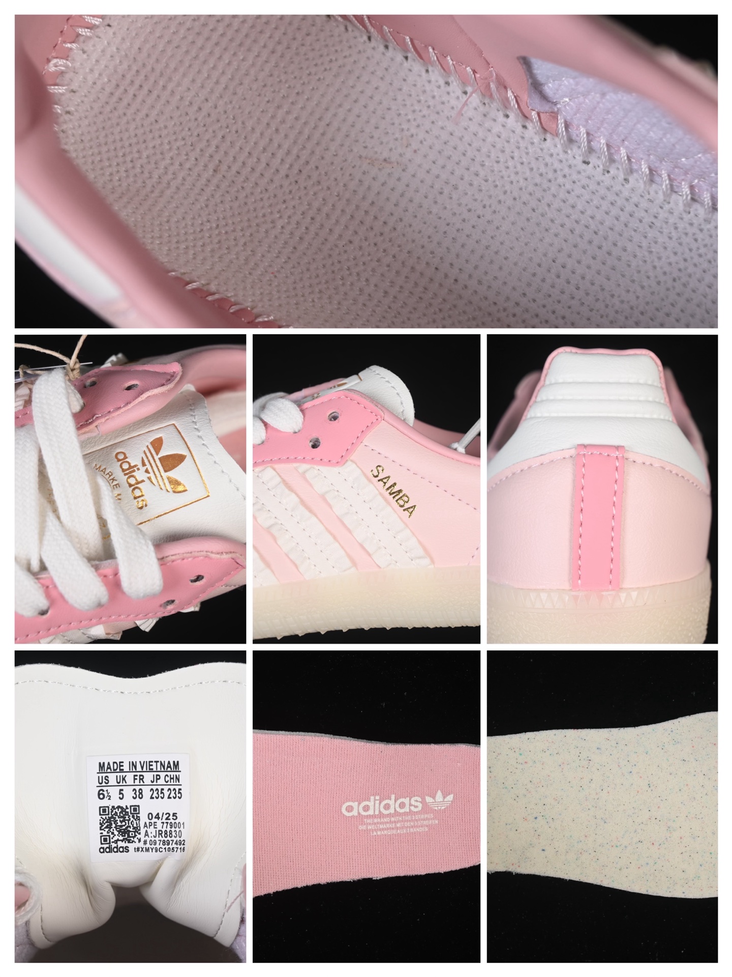 adidas Samba Ruffle Stripes Pack Wonder Mauve – Image 10