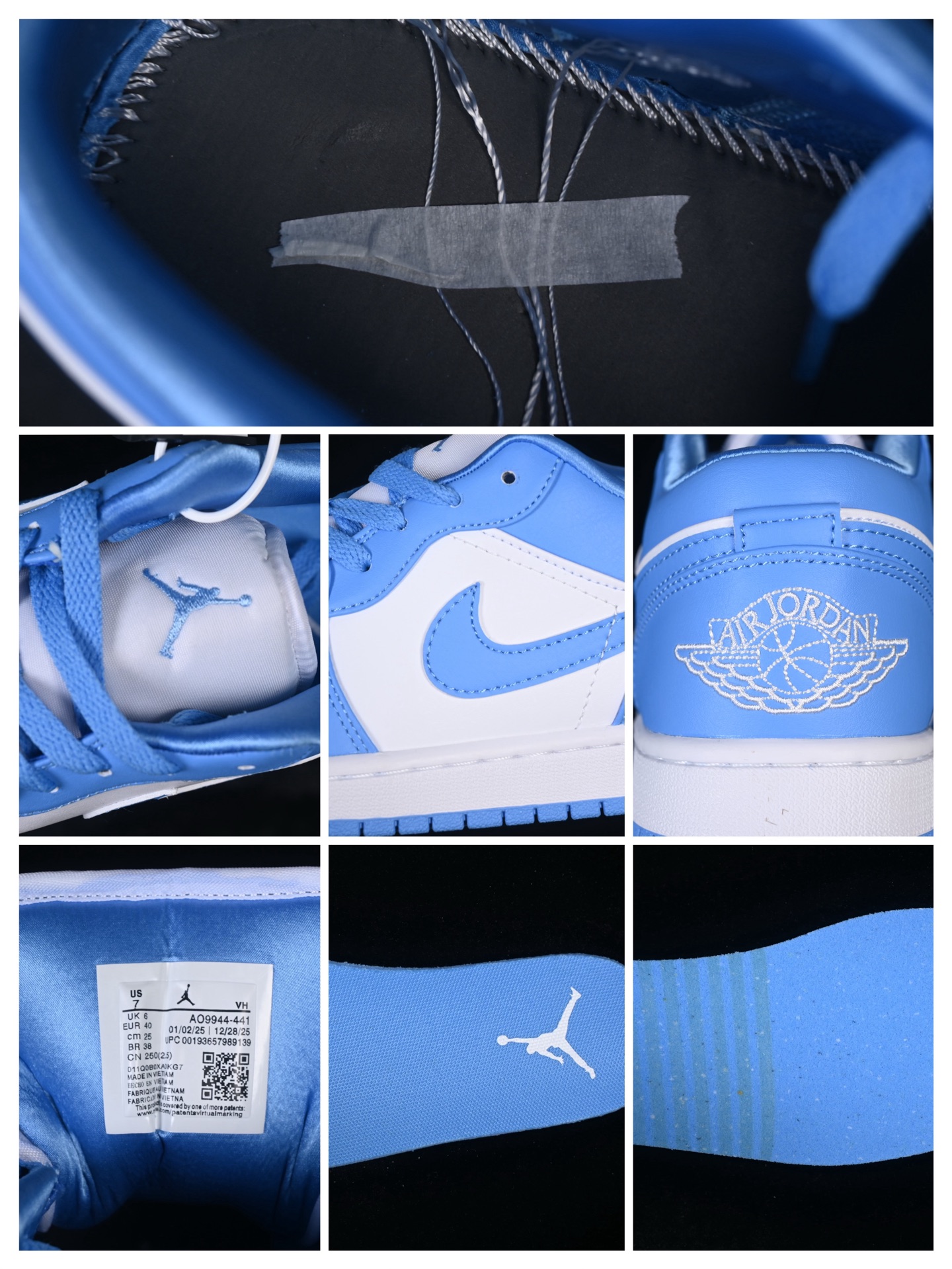Jordan 1 Low UNC – Image 3
