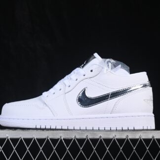 Jordan 1 Low SE White Metallic Silver IQ9381-100