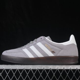 adidas Gazelle Indoor Silver Pebble Linen Green JR2430