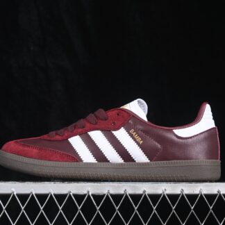 adidas Samba OG Maroon Off White Gum JR8844