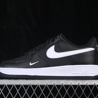 Nike Air Force 1 Low '07 LV8 Carbon Fiber Swoosh Black White IR5599-001