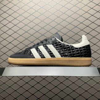adidas Samba OG Basketweave Black Cream White HQ9282