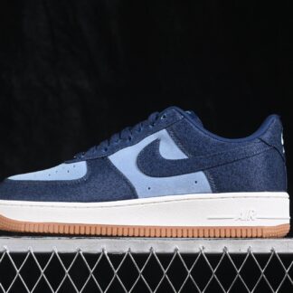 Nike Air Force 1 Low '07 LV8 Denim Navy Worn Blue IR0951-400