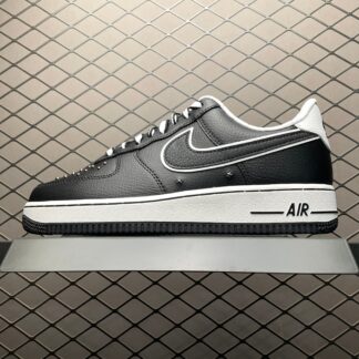 Nike Air Force 1 Low '07 Premium Black White Metallic Dark Grey IM6643-010