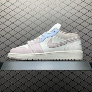 Air Jordan 1 Low Sail Silt Red Hydrogen Blue IV3219-161