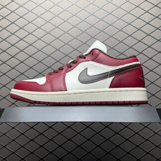 Air Jordan 1 Low SE Sail Baroque Brown Team Red IX5004-121
