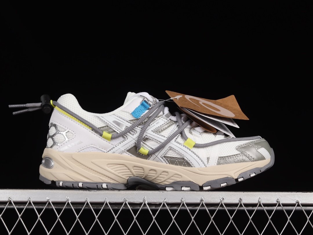 ASICS Gel-Kahana TR V2 White Grey Yellow 1203A259-100 – Image 2