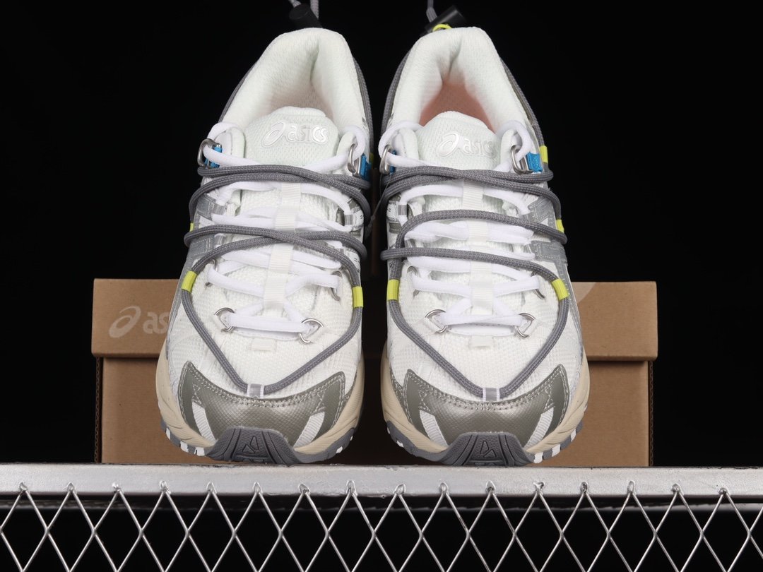 ASICS Gel-Kahana TR V2 White Grey Yellow 1203A259-100 – Image 4