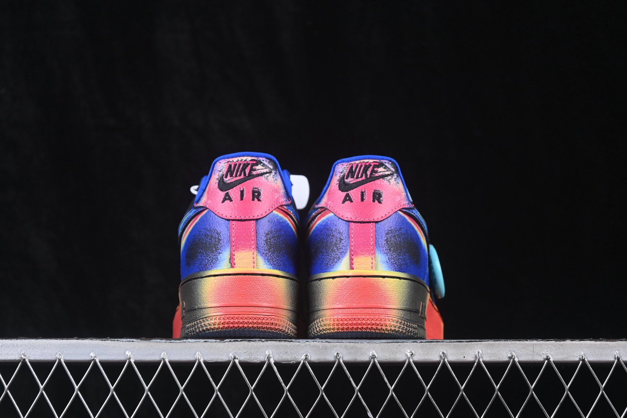 Nike Air Force 1 Low Retro Heat Map Black Racer Blue IB6834-001 – Image 6