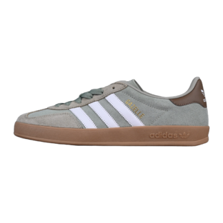 adidas Gazelle Indoor Silver Pebble Silver Green JI3526