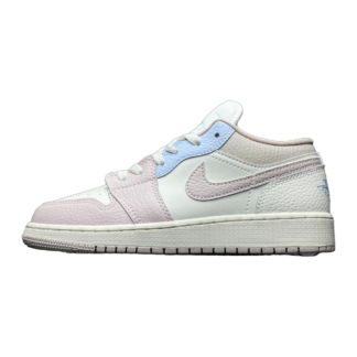 Air Jordan 1 Low Sail Silt Red Hydrogen Blue IV3219-161