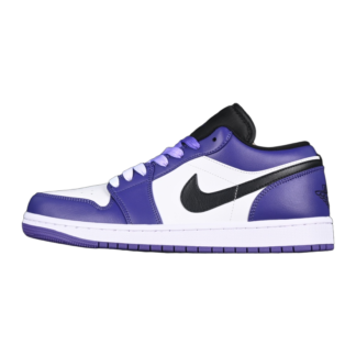 Jordan 1 Low Court Purple White 553558-500