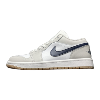 Jordan 1 Low Midnight Navy Neutral Grey 553558-146