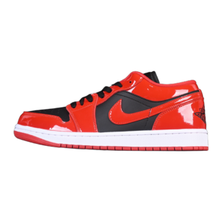 Jordan 1 Low SE Patent Varsity Red Black HV4089-006