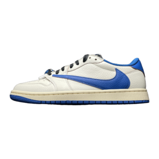 Jordan 1 Retro Low OG SP Fragment x Travis Scott Sail Military Blue DM7866-104