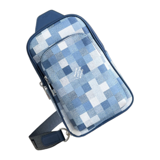 Louis Vuitton Avenue Slingbag Indigo Blue in Cavas M28589