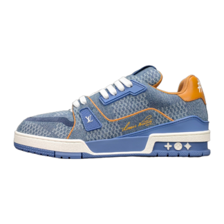 Louis Vuitton LV Trainer Blue Damier 3D Denim 1AD6DI