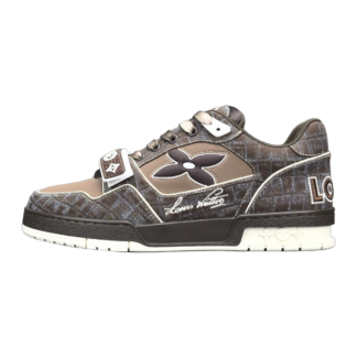 Louis Vuitton LV Trainer Mocha Brown Crocodile 1ADE1Z