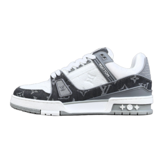 Louis Vuitton LV Trainer Monogram Denim White Blue 1A9JGZ / 1A9JGU