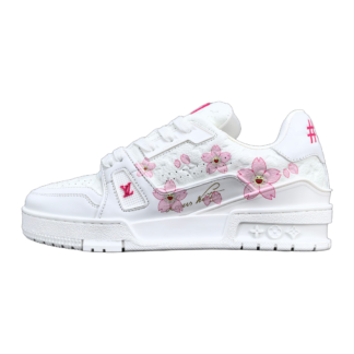 Louis Vuitton x Takashi Murakami LV Trainer Sneaker Cherry Blossom White 1AGZEJ