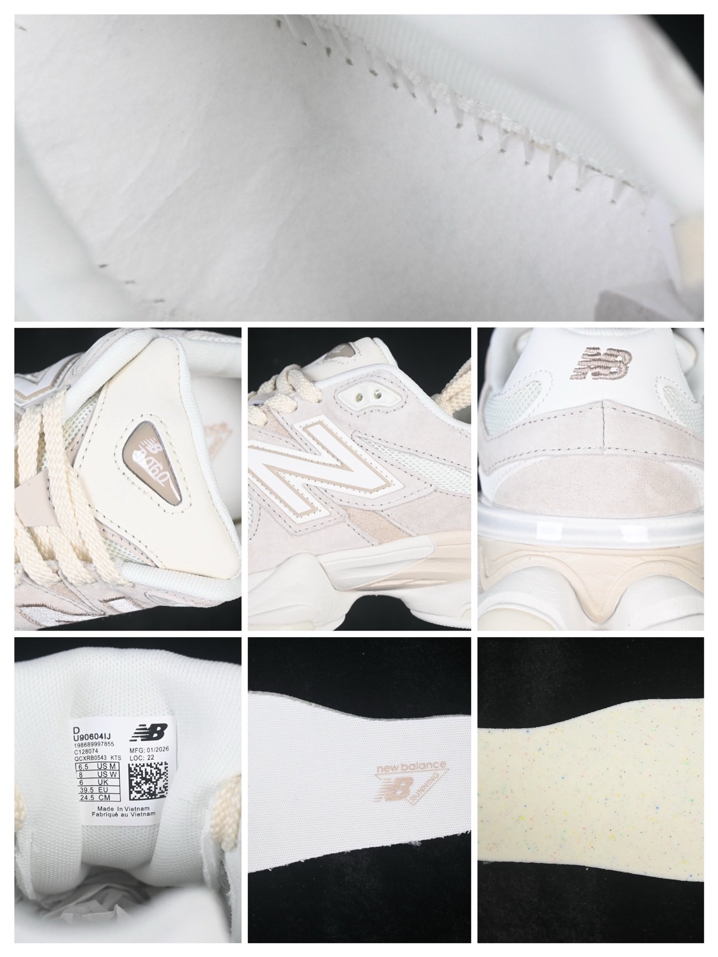 New Balance 9060 Beige White U90604IJ – Image 9