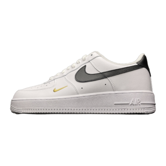 Nike Air Force 1 Low '07 Essential White Black Gold Mini Swoosh CZ0270-102