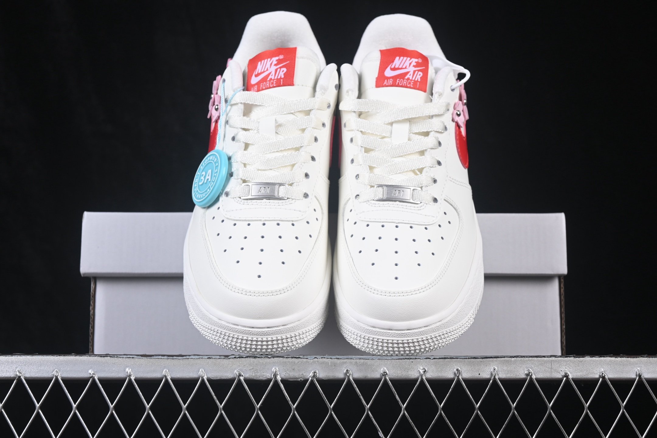 Nike Air Force 1 Low '07 Florette White Wolf Grey IR8637-101 – Image 5