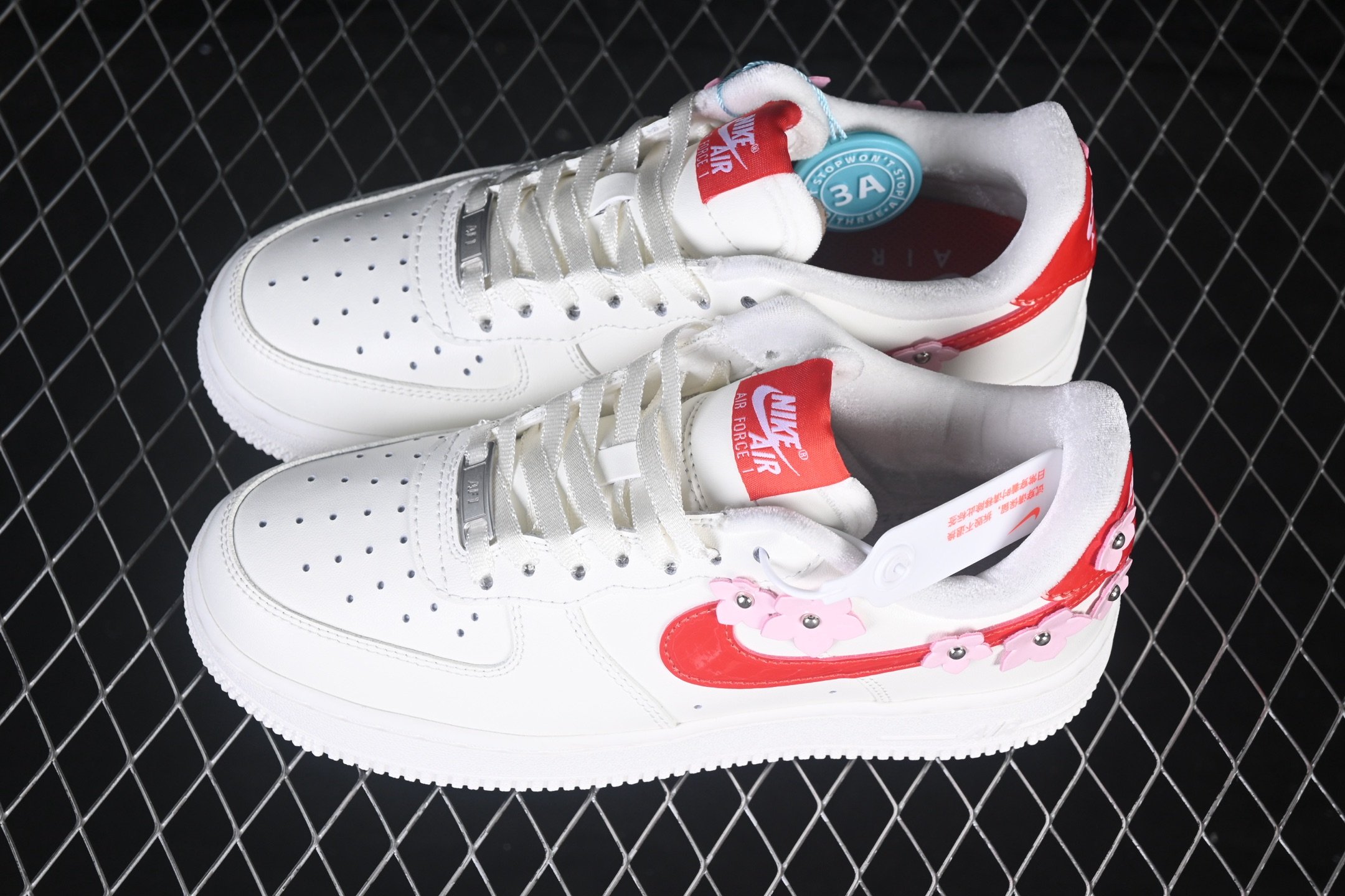 Nike Air Force 1 Low '07 Florette White Wolf Grey IR8637-101 – Image 6