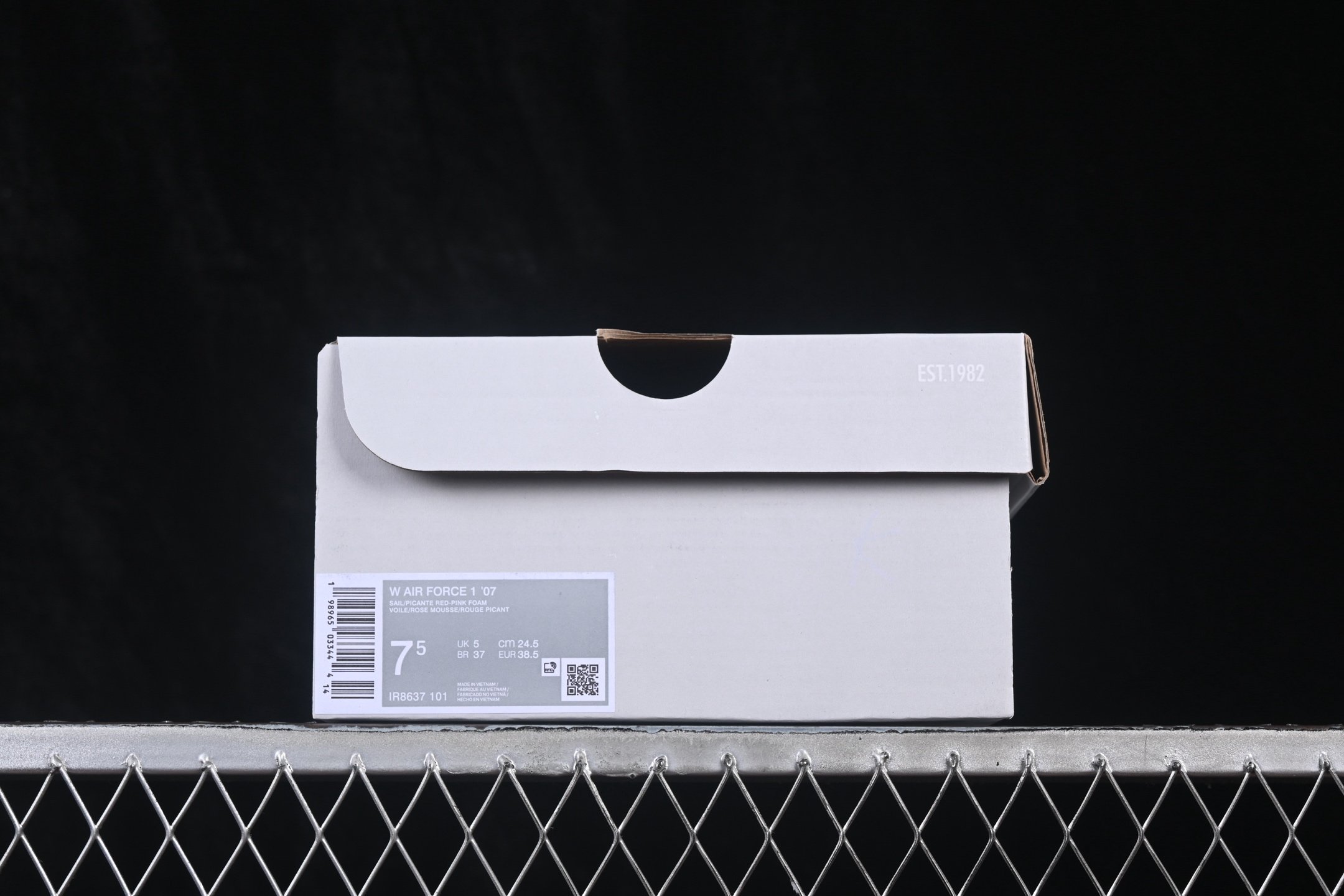 Nike Air Force 1 Low '07 Florette White Wolf Grey IR8637-101 – Image 9