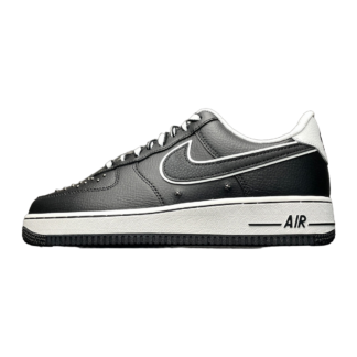 Nike Air Force 1 Low '07 Premium Black White Metallic Dark Grey IM6643-010