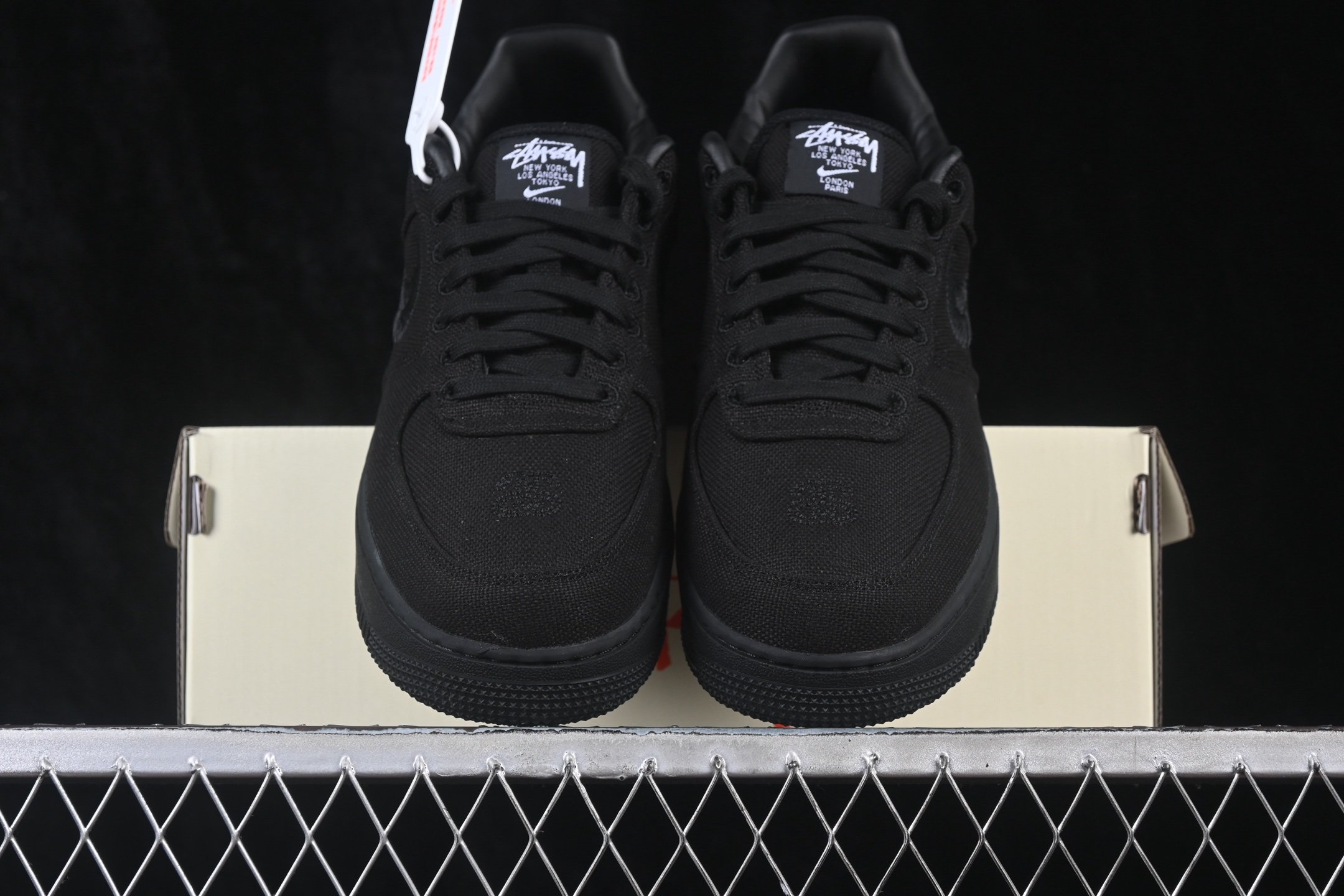 Nike Air Force 1 Low Stussy Black CZ9084-001 – Image 4