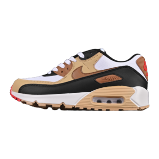 Nike Air Max 90 Phantom Black Fire Red Light British Tan DH8010-005
