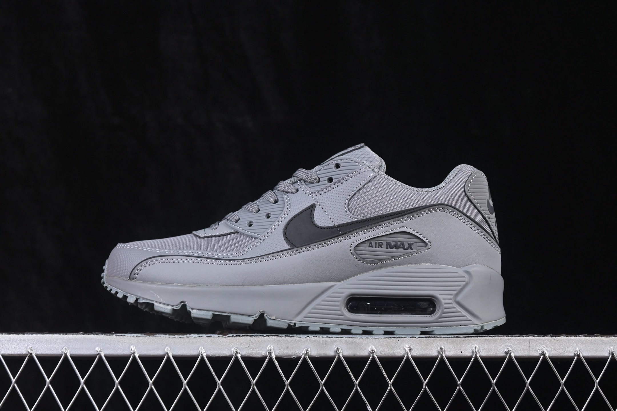 Nike Air Max 90 Premium Smoke Grey Black HV4517-003 – Image 2