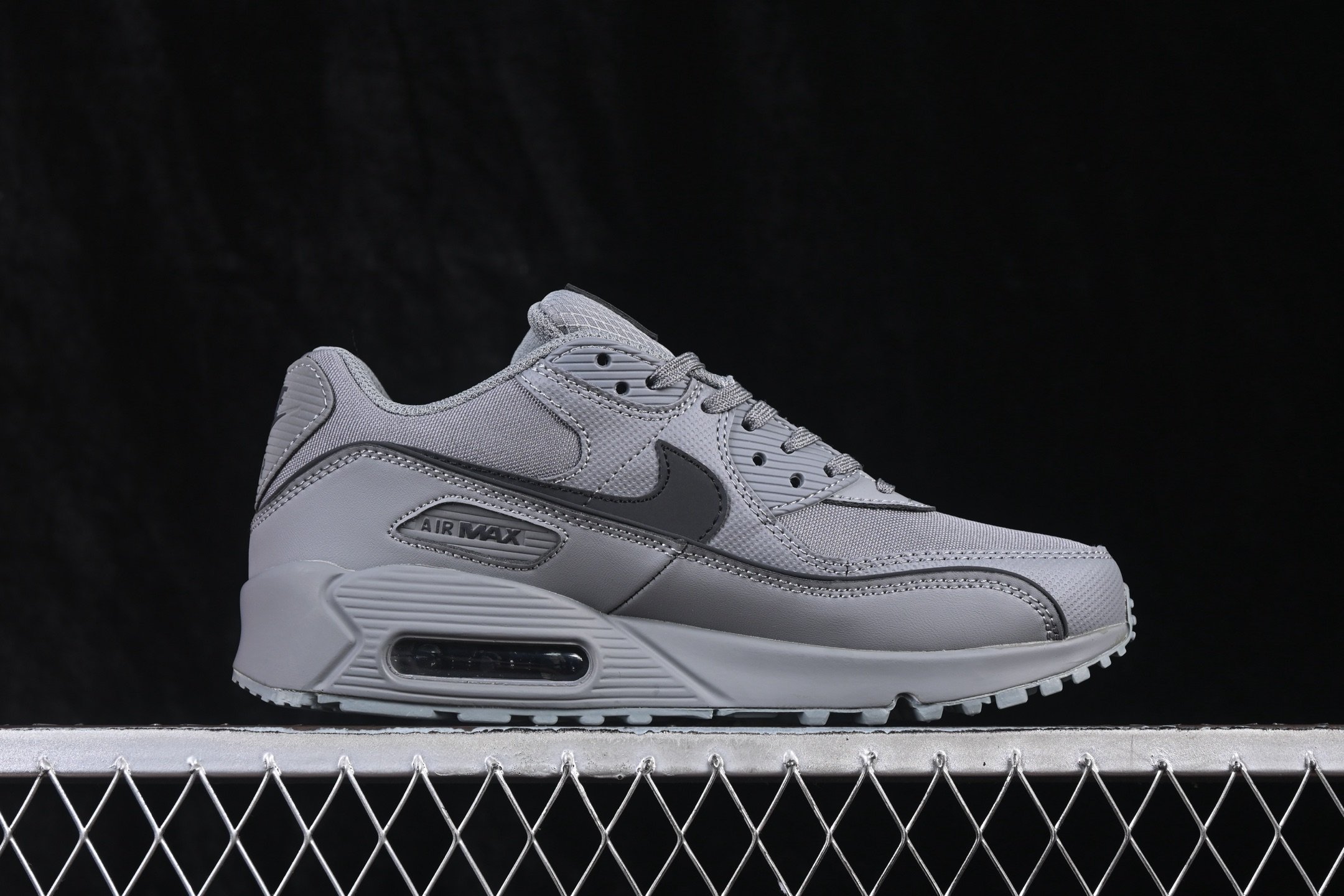 Nike Air Max 90 Premium Smoke Grey Black HV4517-003 – Image 3