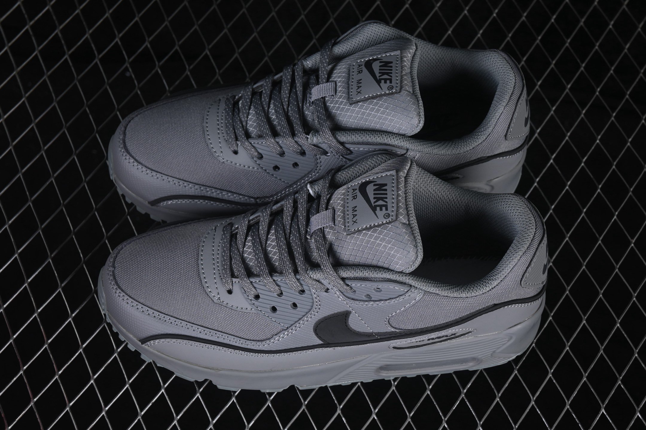 Nike Air Max 90 Premium Smoke Grey Black HV4517-003 – Image 6