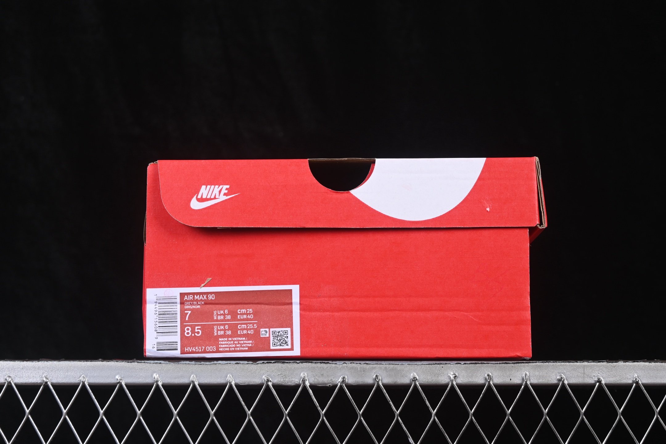 Nike Air Max 90 Premium Smoke Grey Black HV4517-003 – Image 9