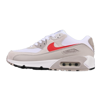 Nike Air Max 90 White College Grey Vast Grey University Red DM0029-113